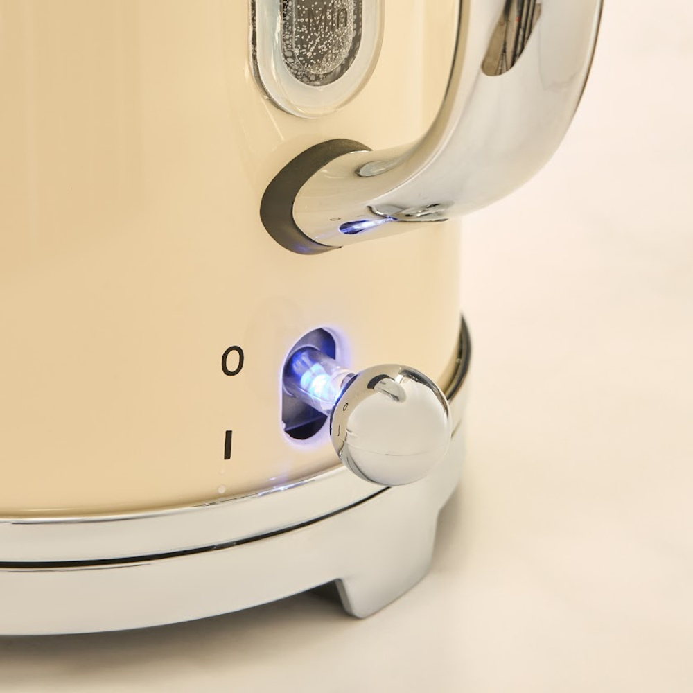 Homend Vintage Heatrow 1627H Kettle Su Isıtıcısı 2200W Krem görseli 6