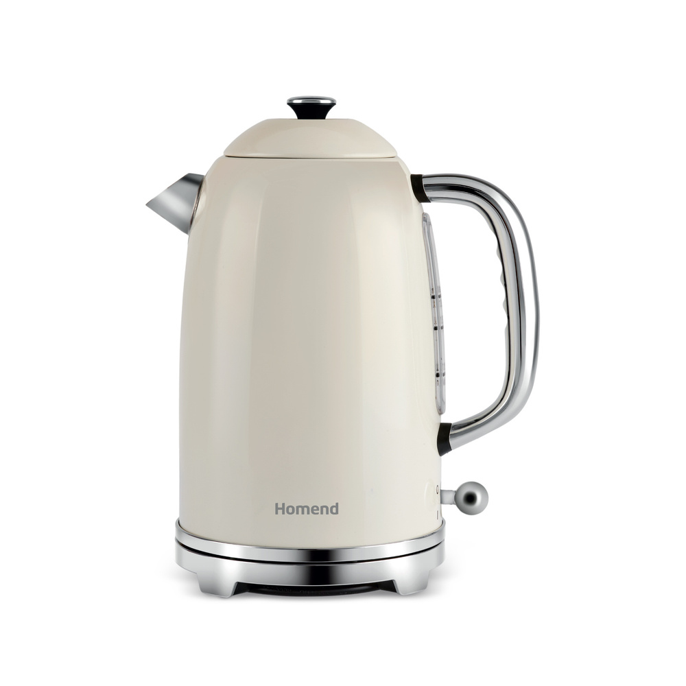Homend Vintage Heatrow 1627H Kettle Su Isıtıcısı 2200W Krem görseli 7