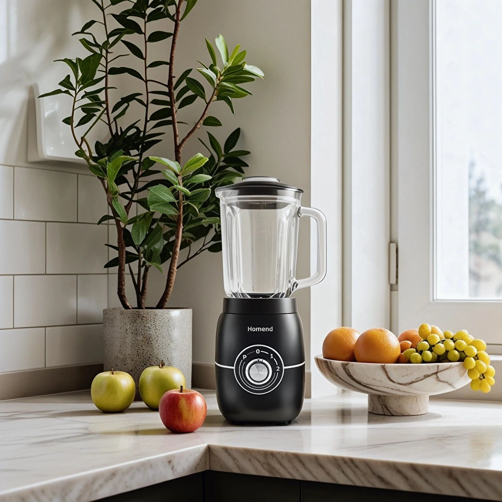 Homend Blendsetter 1928H Cam Sürahili Table Blender 1,5L 1200W görseli 2