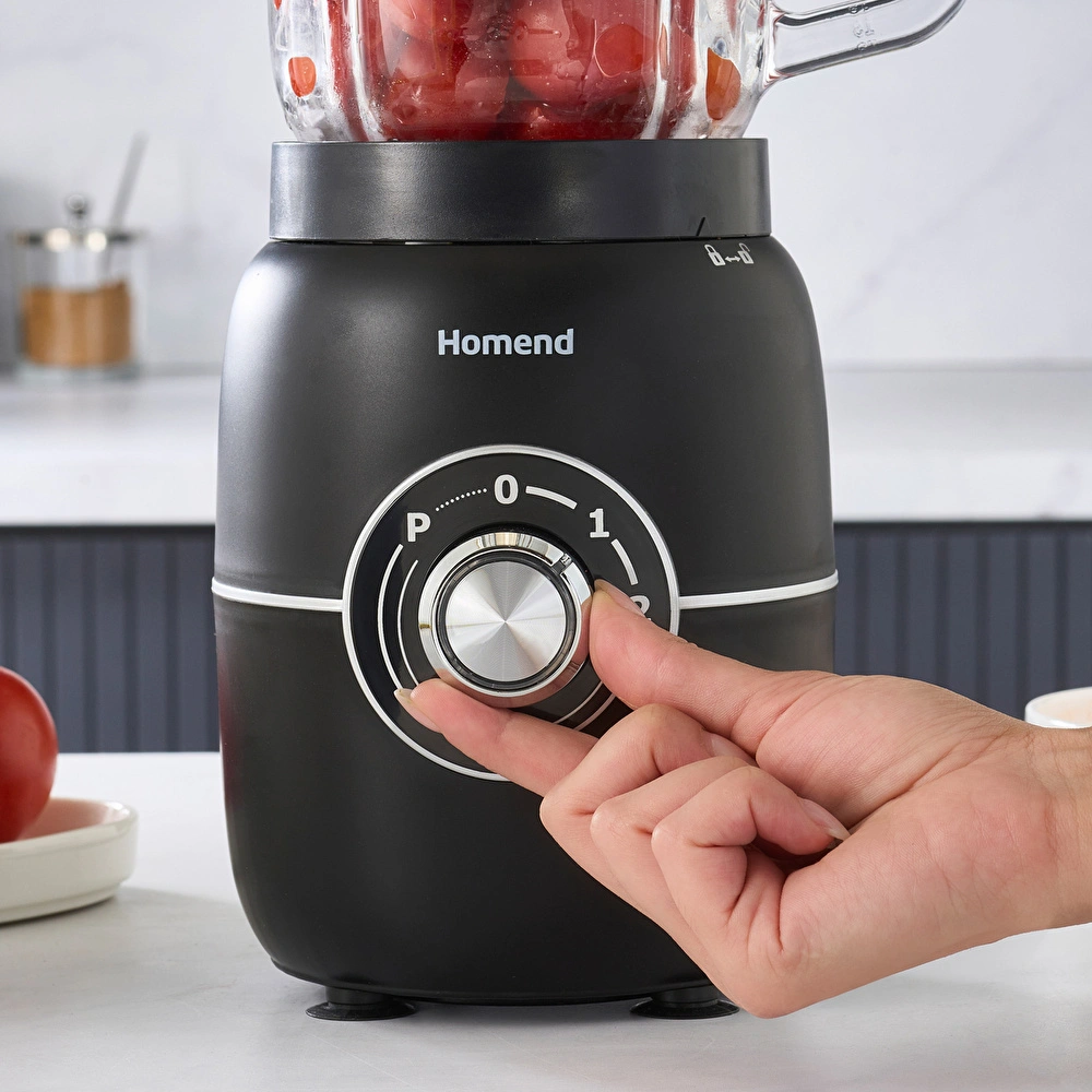 Homend Blendsetter 1928H Cam Sürahili Table Blender 1,5L 1200W görseli 6