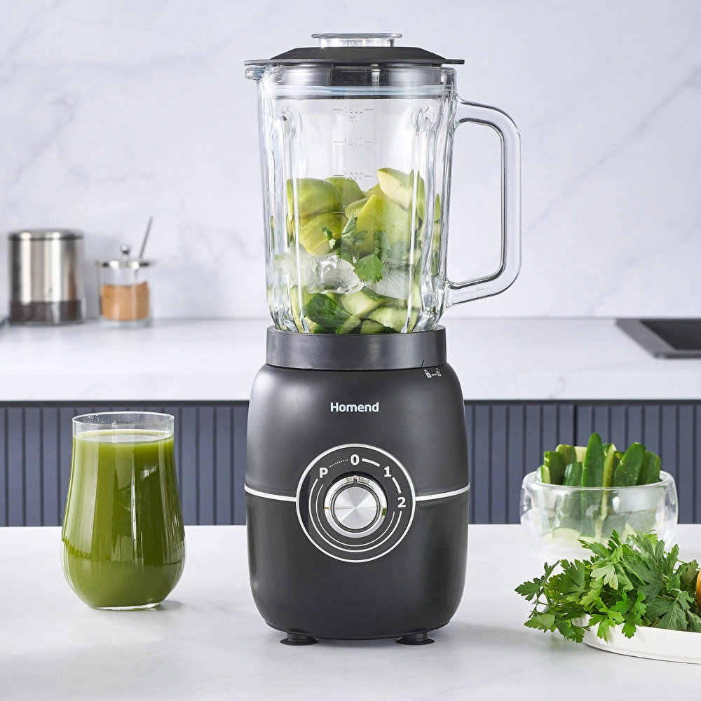 Homend Blendsetter 1928H Cam Sürahili Table Blender 1,5L 1200W görseli 3