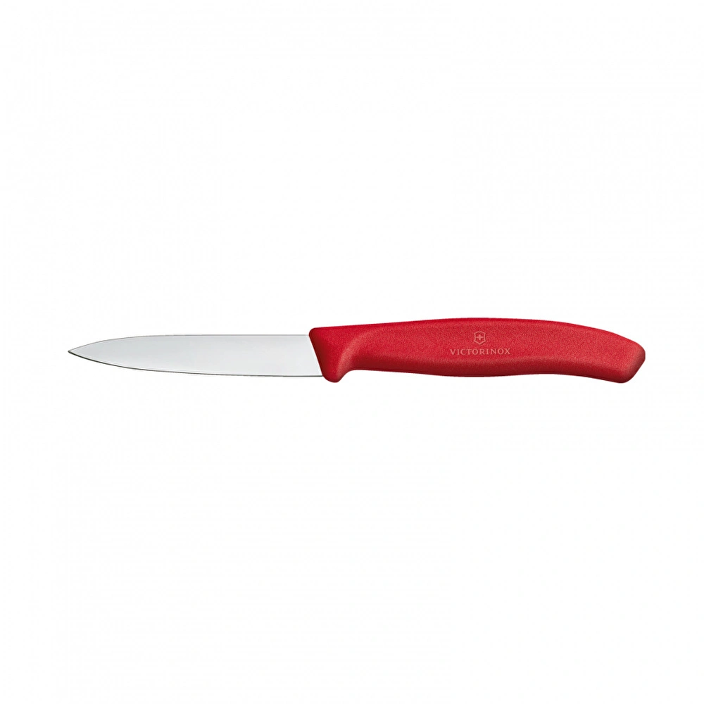 Victorinox Soyma Bıçağı Sivri Kırmızı 8 cm görseli 1