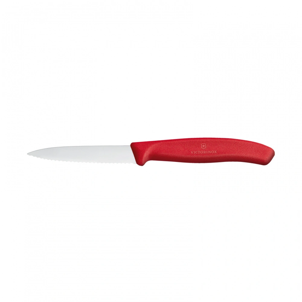 Victorinox Tırtıklı Soyma Bıçağı 8 cm Sivri görseli 1
