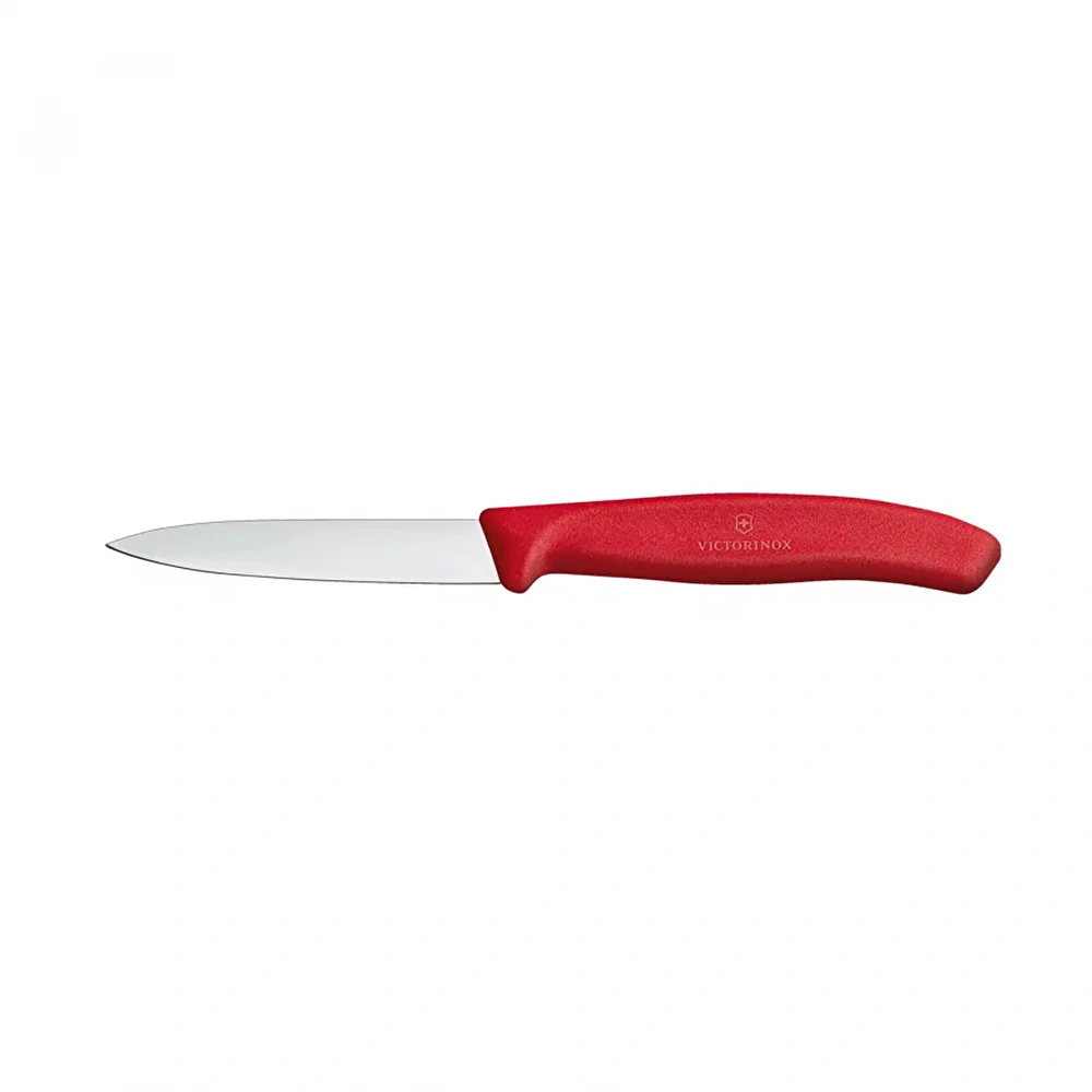Victorinox Soyma Bıçağı Sivri Kırmızı 8 cm görseli 2