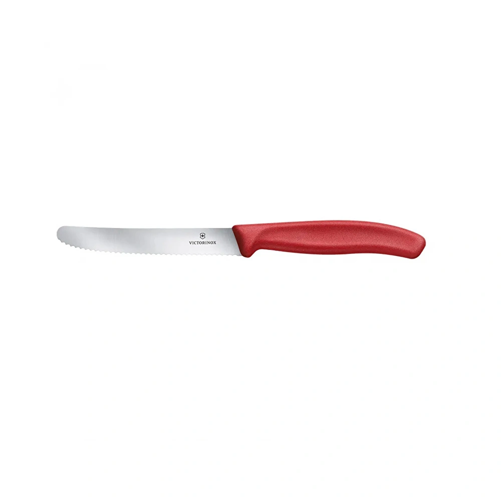 Victorinox Tırtıklı Domates Bıçağı Kırmızı 11 cm görseli 2