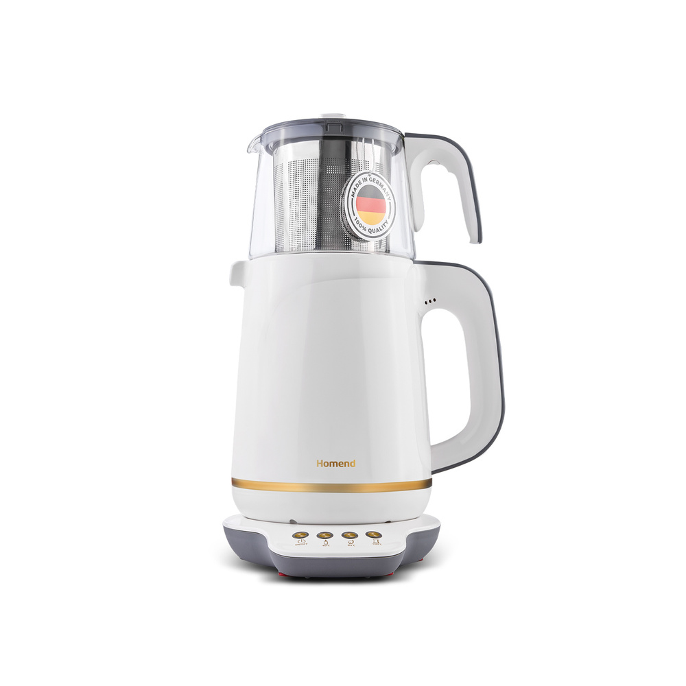 Homend Royaltea 1760h Konuşan Çay Makinesi Krem Gold görseli 5