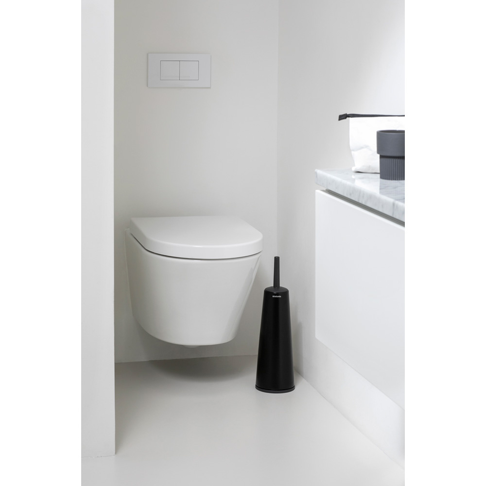 Brabantia Matt Black Tuvalet Fırçası görseli 1