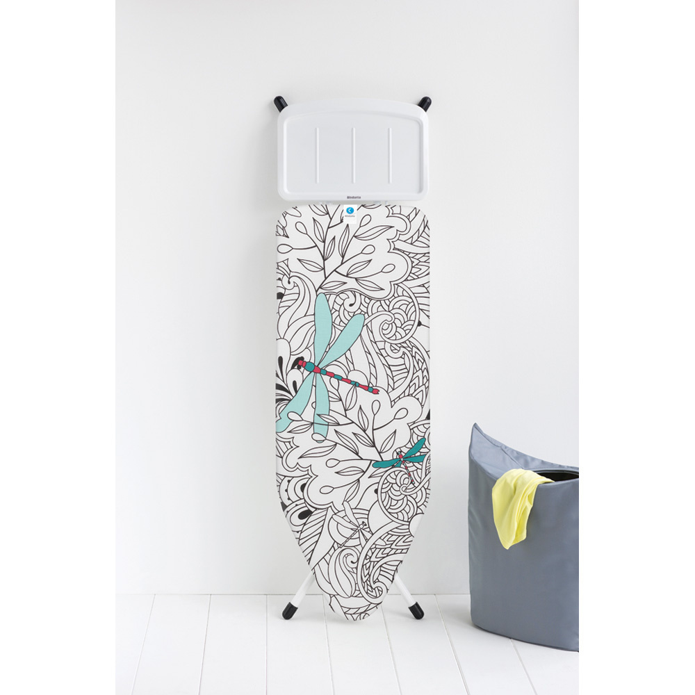 Brabantia Buhar Kazanı Standlı Dragonfly Desenli Ütü Masası görseli 1