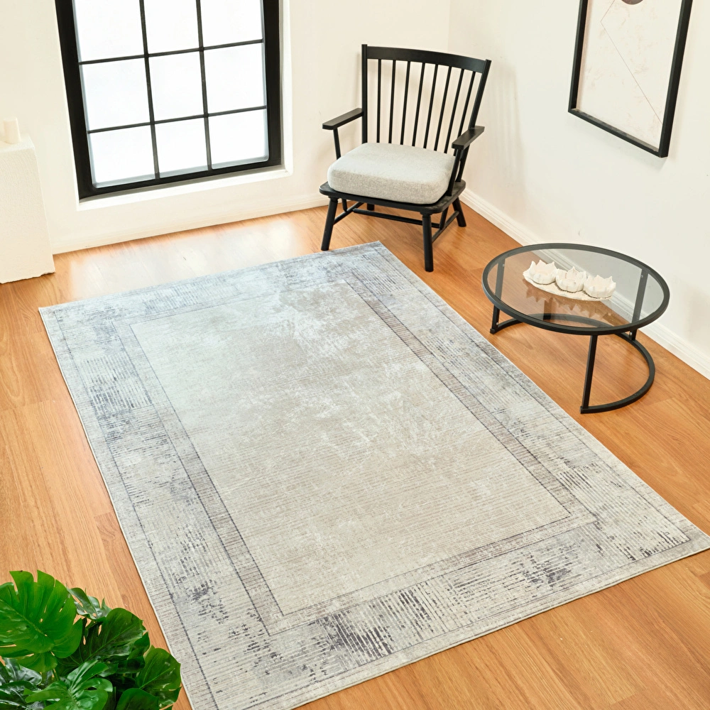 Sare By Kaşmir Halı Mono Yıkanabilir Kaymaz Taban 50x80 cm görseli 1
