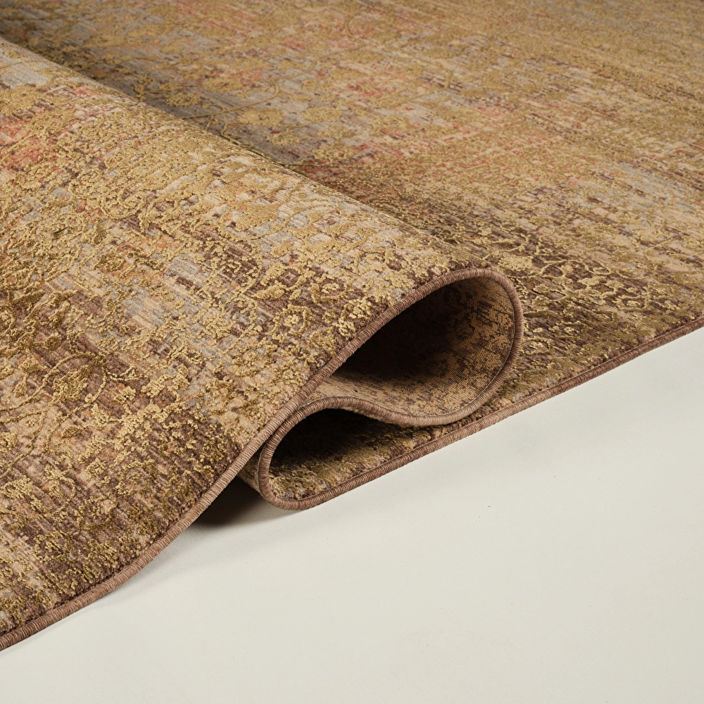 Kaşmir Halı Viskon Limited Edessa Gold 160x230 cm görseli 3