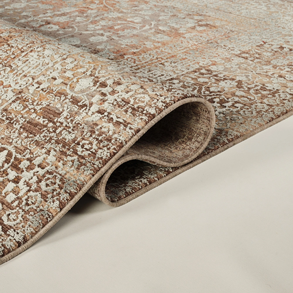 Kaşmir Halı Viskon Limited Edessa Gray 200x290 cm görseli 3