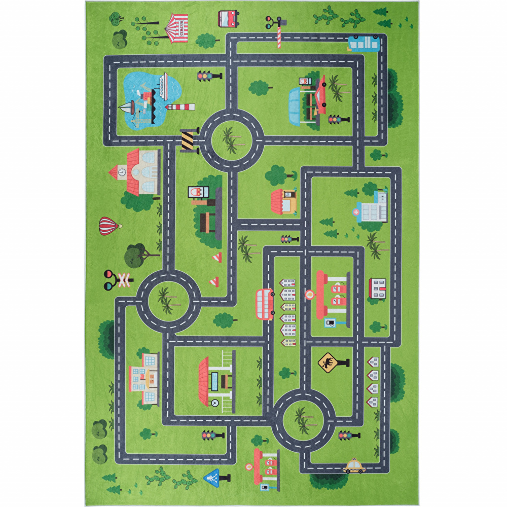 Sare By Kaşmir Halı City Map 100x150 cm görseli 6