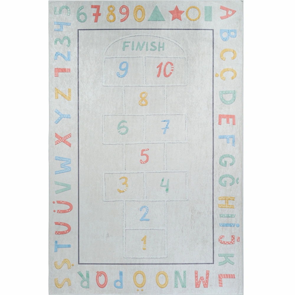 Sare By Kaşmir Halı Alfabe 120x180 cm görseli 2