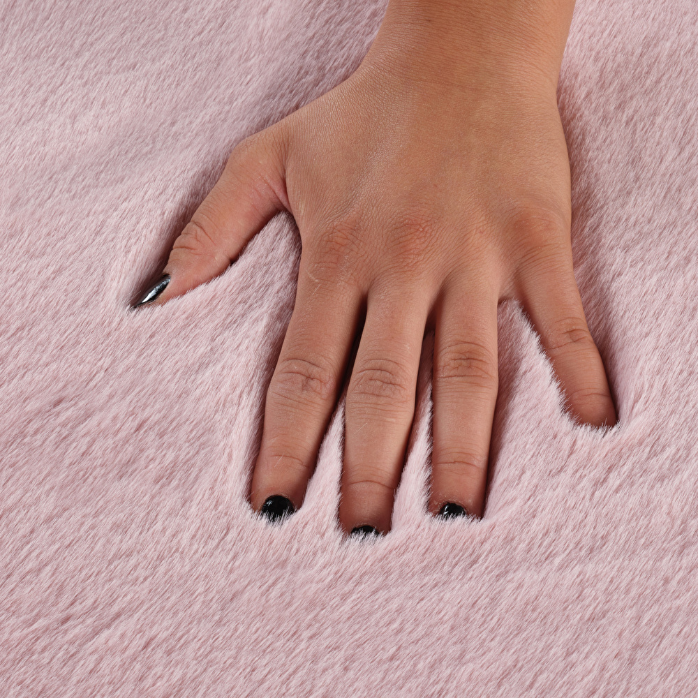 Kaşmir Halı 7/24 Cosy Premium Pembe 70x100 cm görseli 3