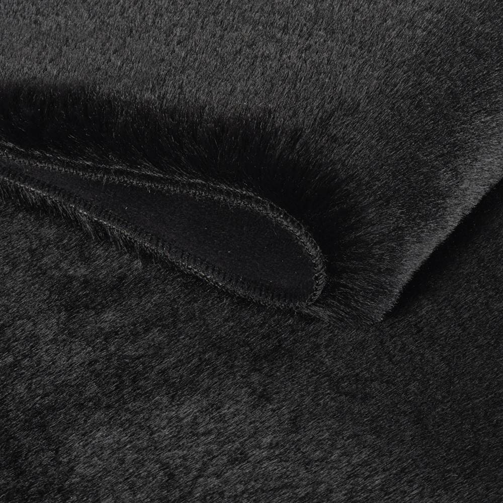 Kaşmir Halı 7/24 Cosy Premium Siyah 120x180 cm görseli 4