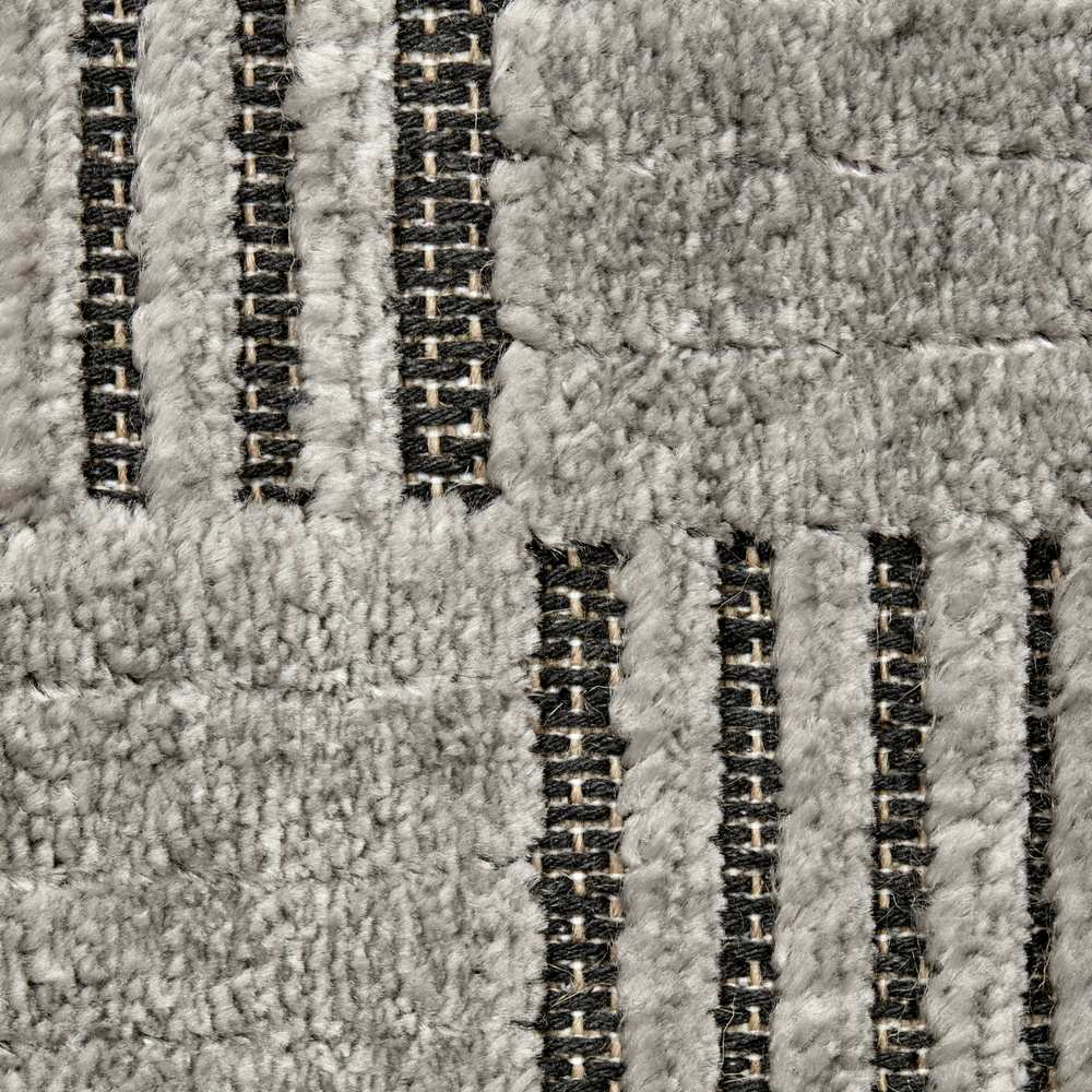 Kaşmir Halı 7/24 İskandinav Elin Gri 50x80 cm görseli 4