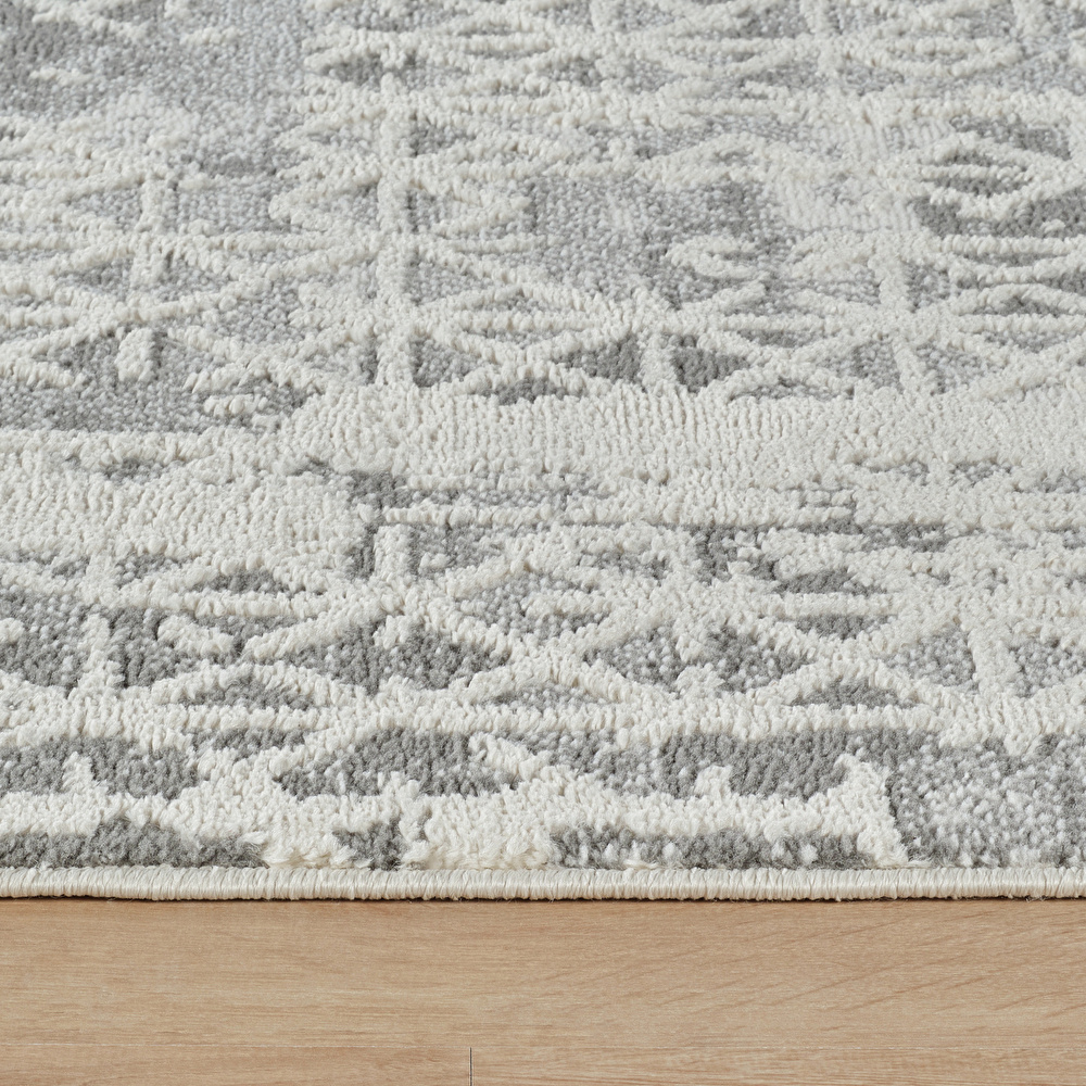 Kaşmir Halı 7/24 Sahara Marta Gri 50x80 cm görseli 5