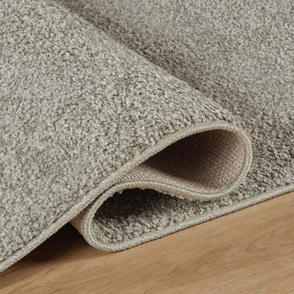 Kaşmir Halı 7/24 Puffy Nina Gri 80x150 cm görseli 3