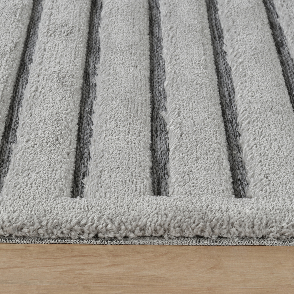 Kaşmir Halı Süpersoft Liona Grey 80x300 cm görseli 5