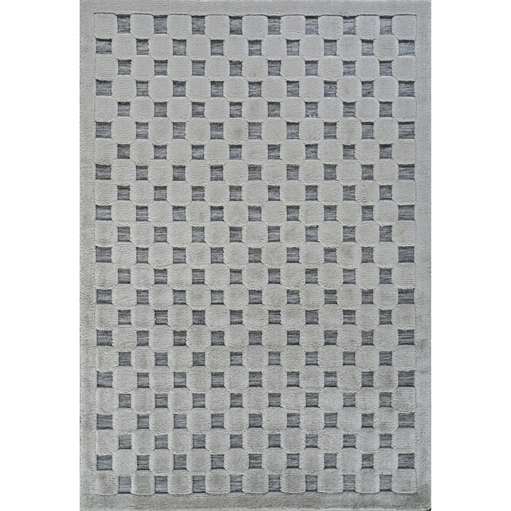 Kaşmir Halı Süpersoft Joy Grey 120x180 cm görseli 2