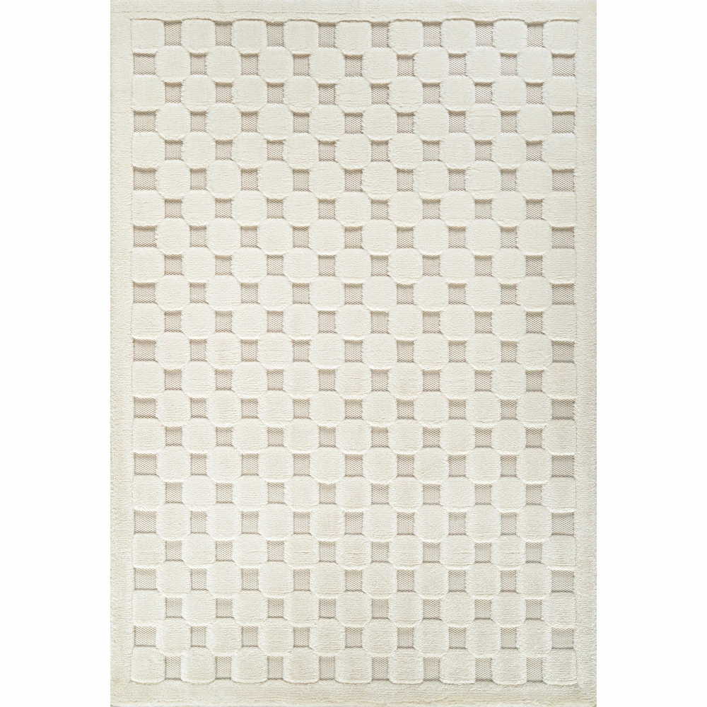 Kaşmir Halı Süpersoft Joy White 80x300 cm görseli 2