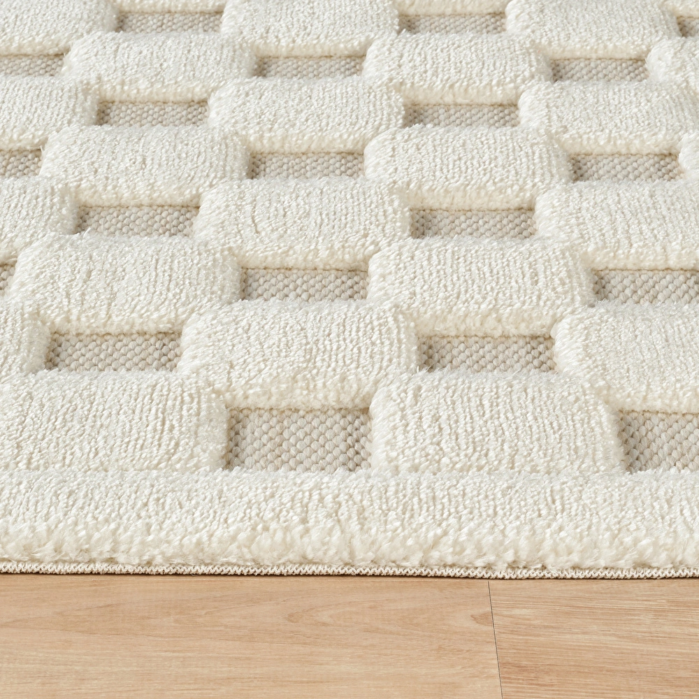 Kaşmir Halı Süpersoft Joy White 160x230 cm görseli 5