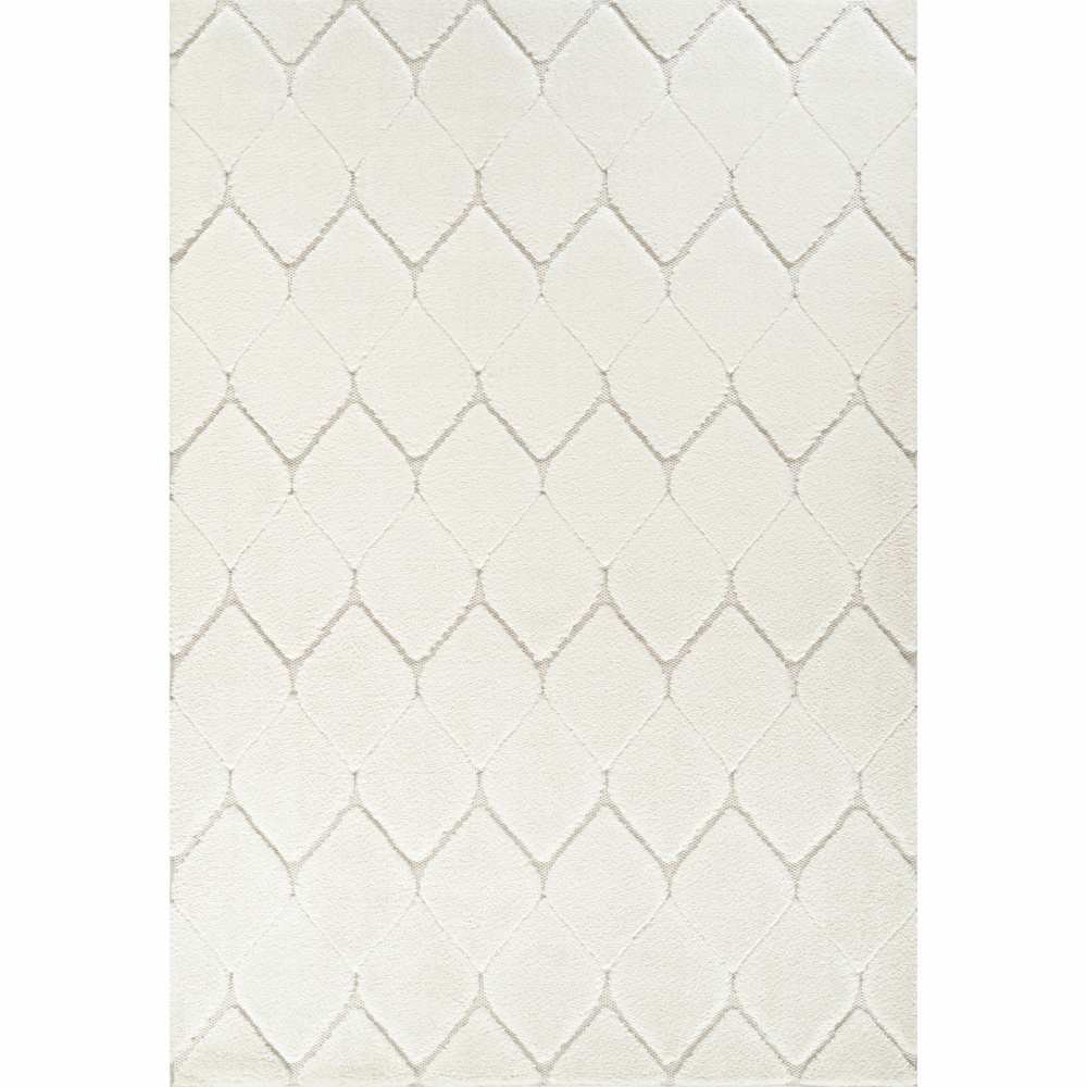Kaşmir Halı Süpersoft Grace White 200x290 cm görseli 2