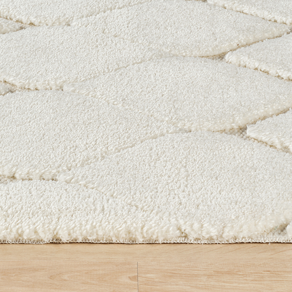 Kaşmir Halı Süpersoft Grace White 200x290 cm görseli 5