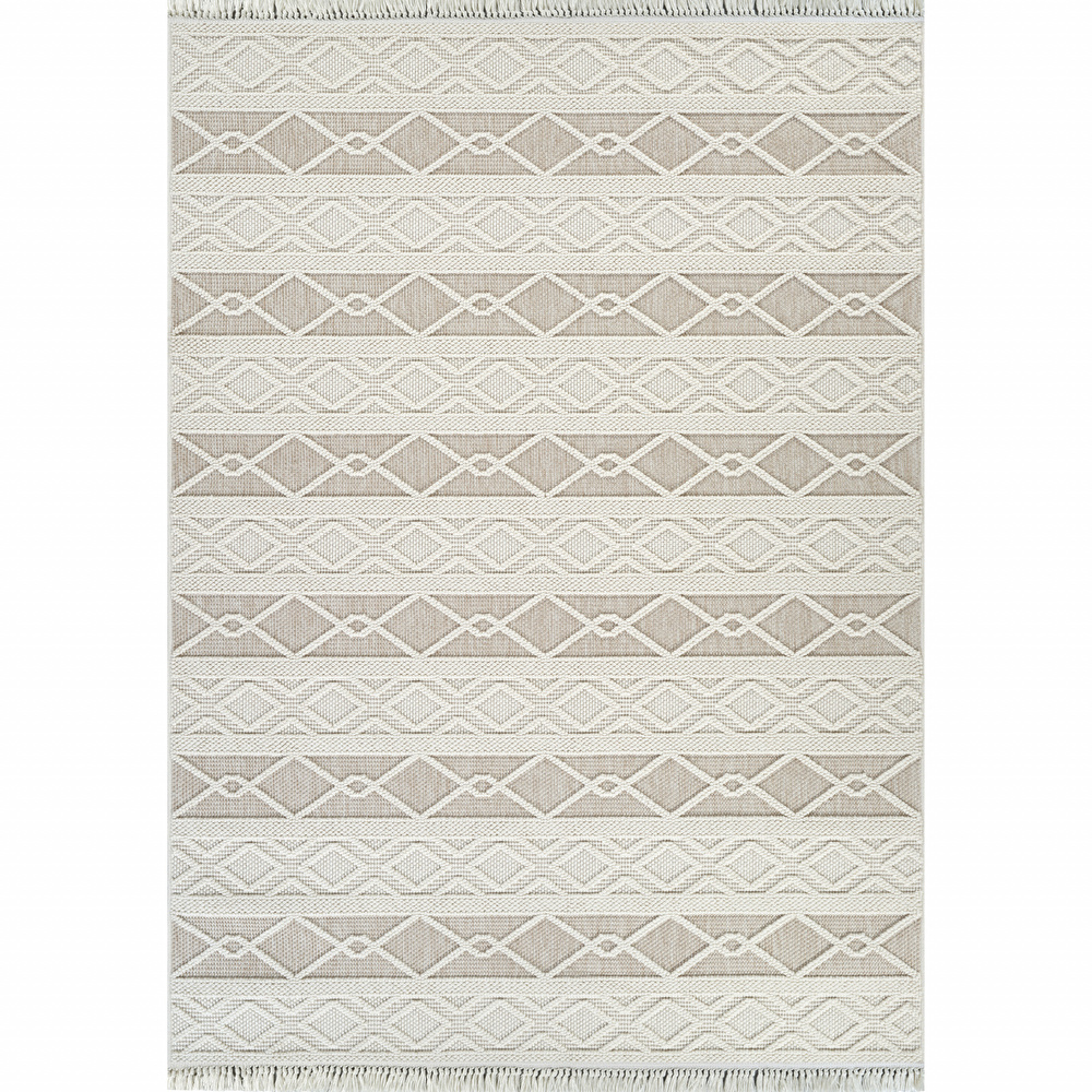 Kaşmir Halı 7/24 İskandinav Larus Beige 100x200 cm görseli 2