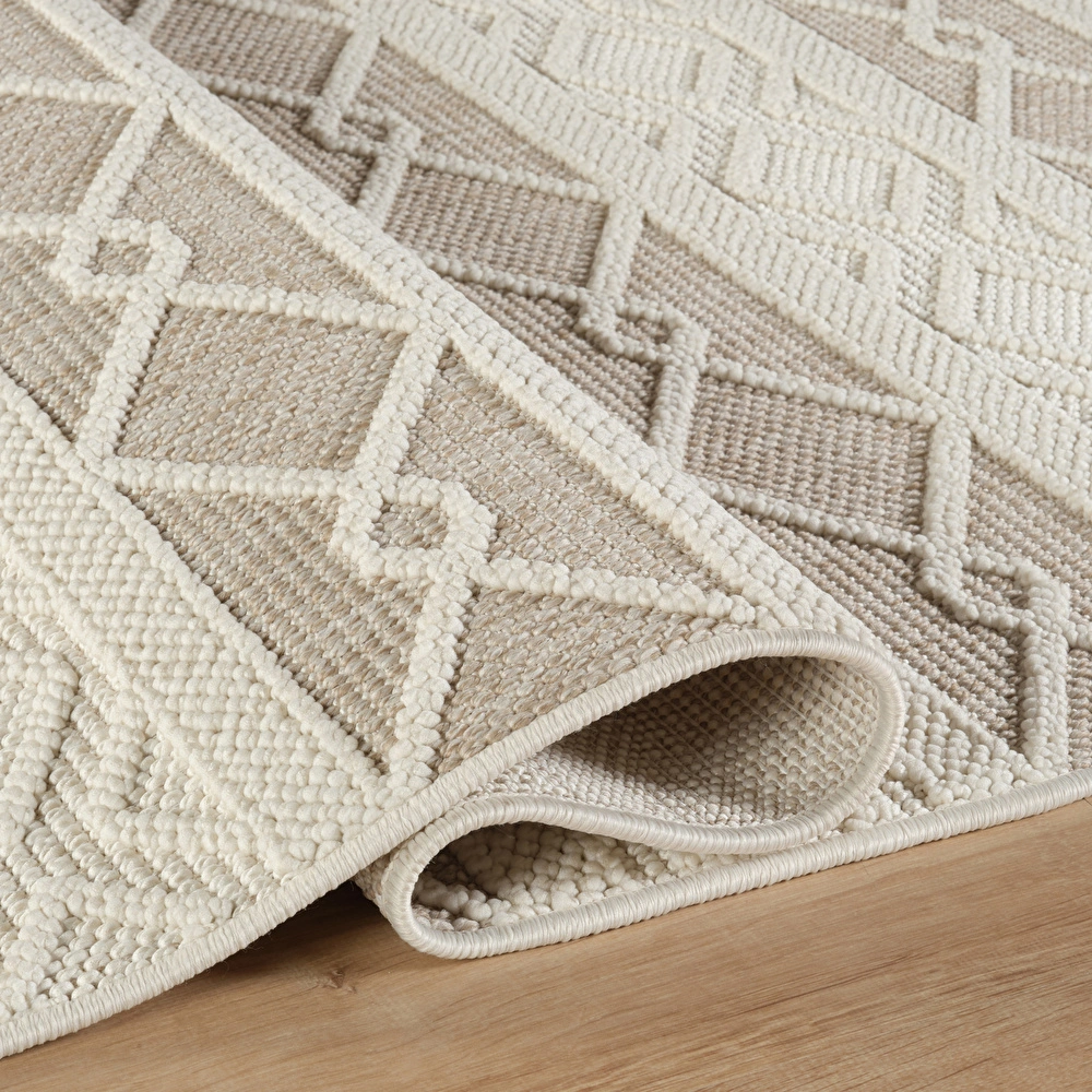 Kaşmir Halı 7/24 İskandinav Larus Beige 120x180 cm görseli 3