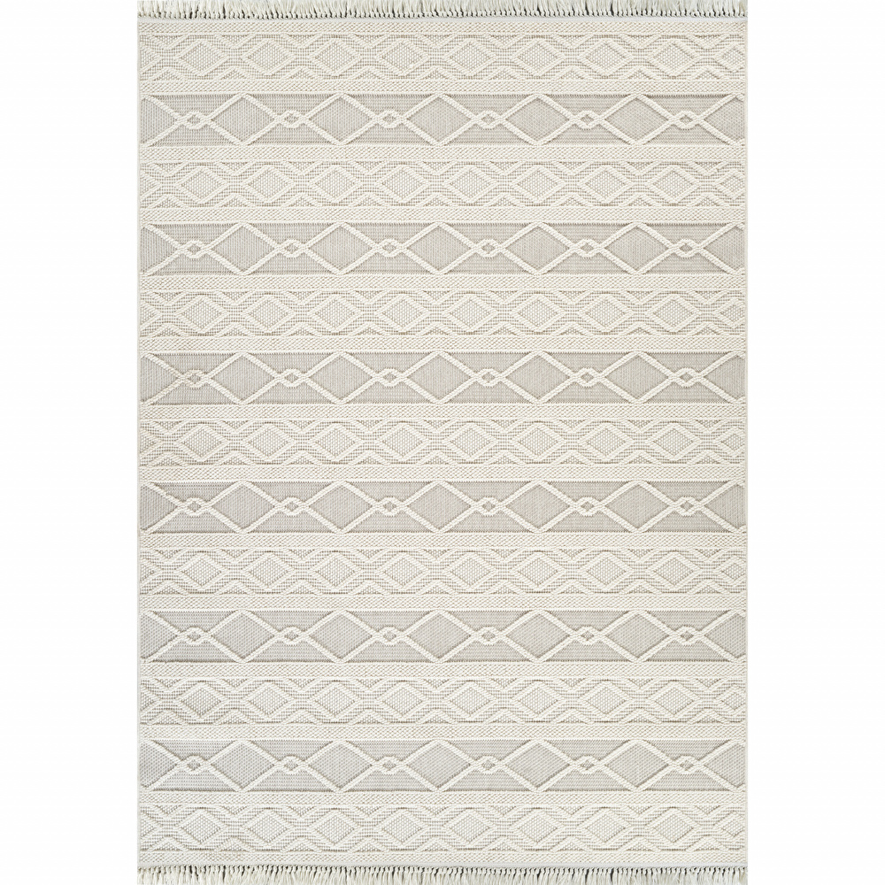 Kaşmir Halı 7/24 İskandinav Larus Grey 50x80 cm görseli 3