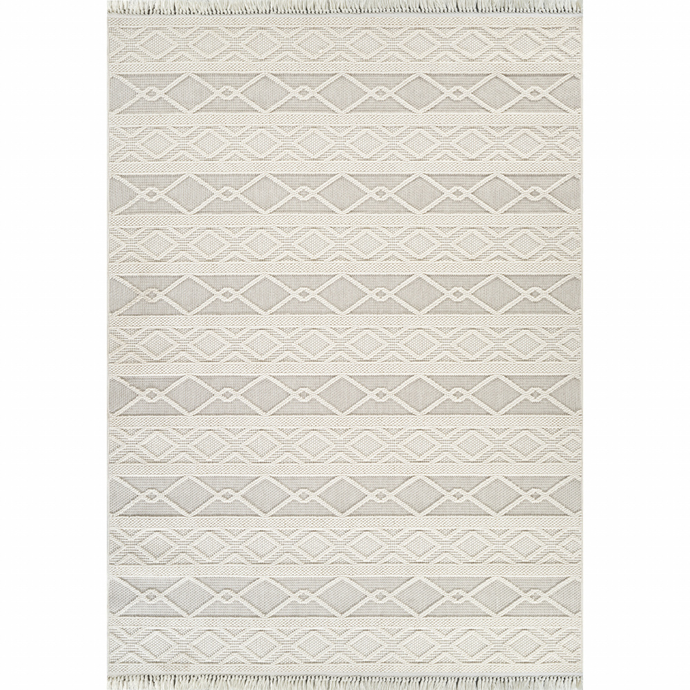 Kaşmir Halı 7/24 İskandinav Larus Grey 100x200 cm görseli 3