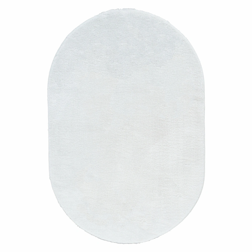 Sare By Kaşmir Halı Cosy Daily Oval Beyaz 100x150 cm görseli 2
