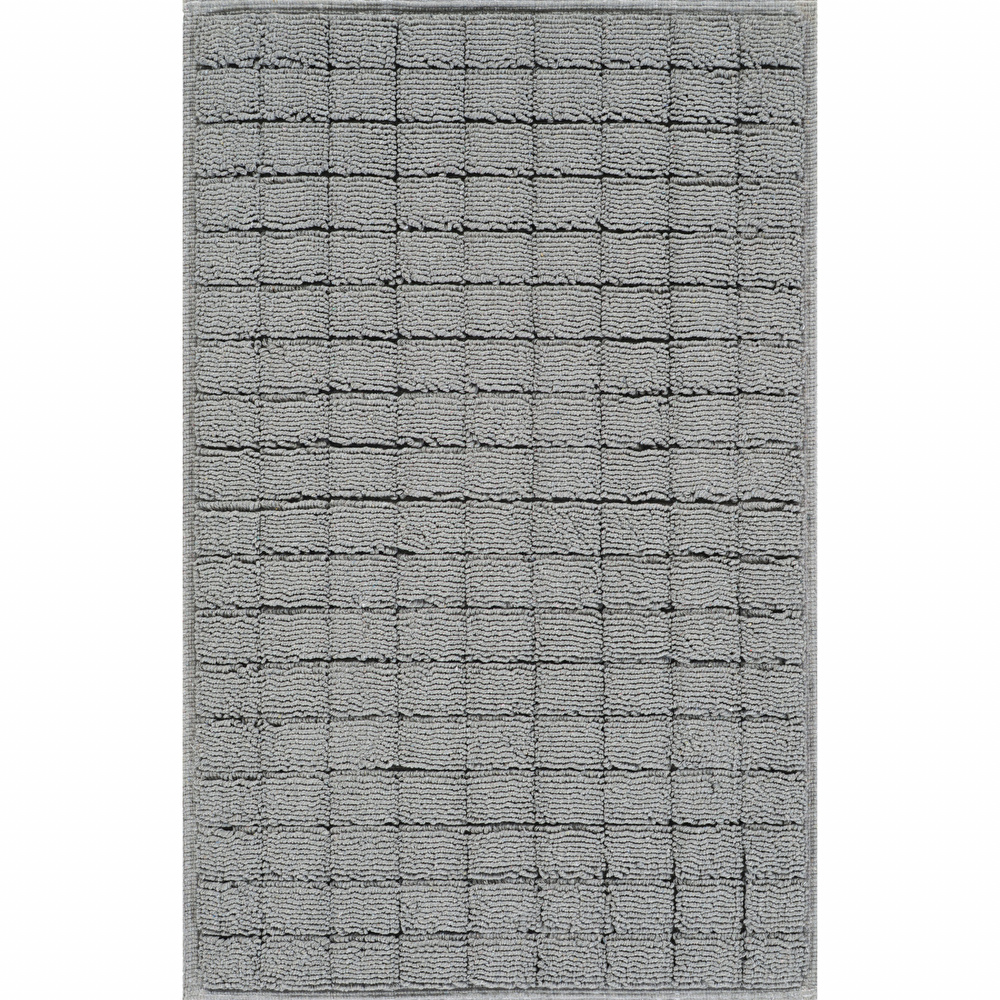 Kaşmir Home Carre Paspas Gri 60x100 cm görseli 3