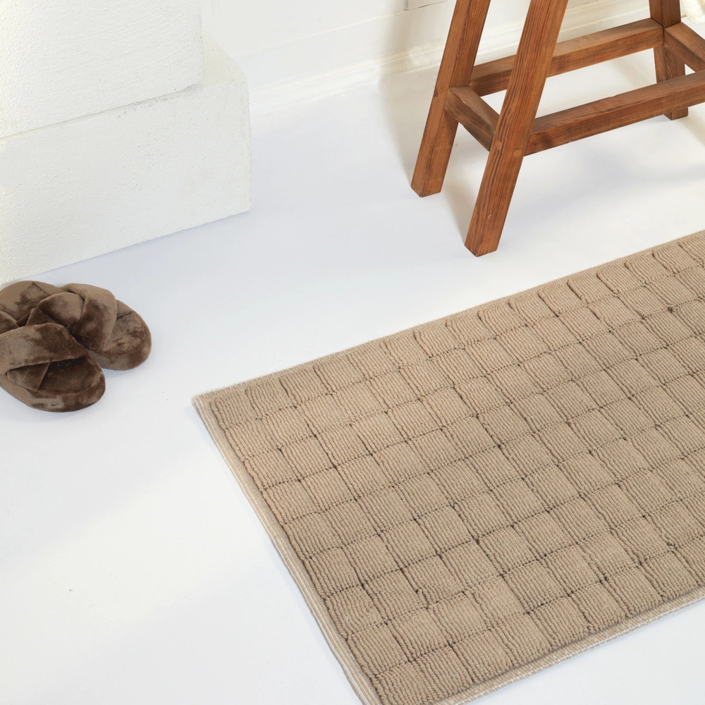 Kaşmir Halı Carre Paspas Bej 60x100 cm görseli 2