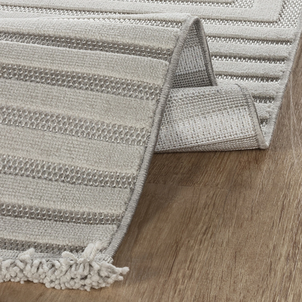Kaşmir Halı İskandinav Rune Gray 50x80 cm görseli 5