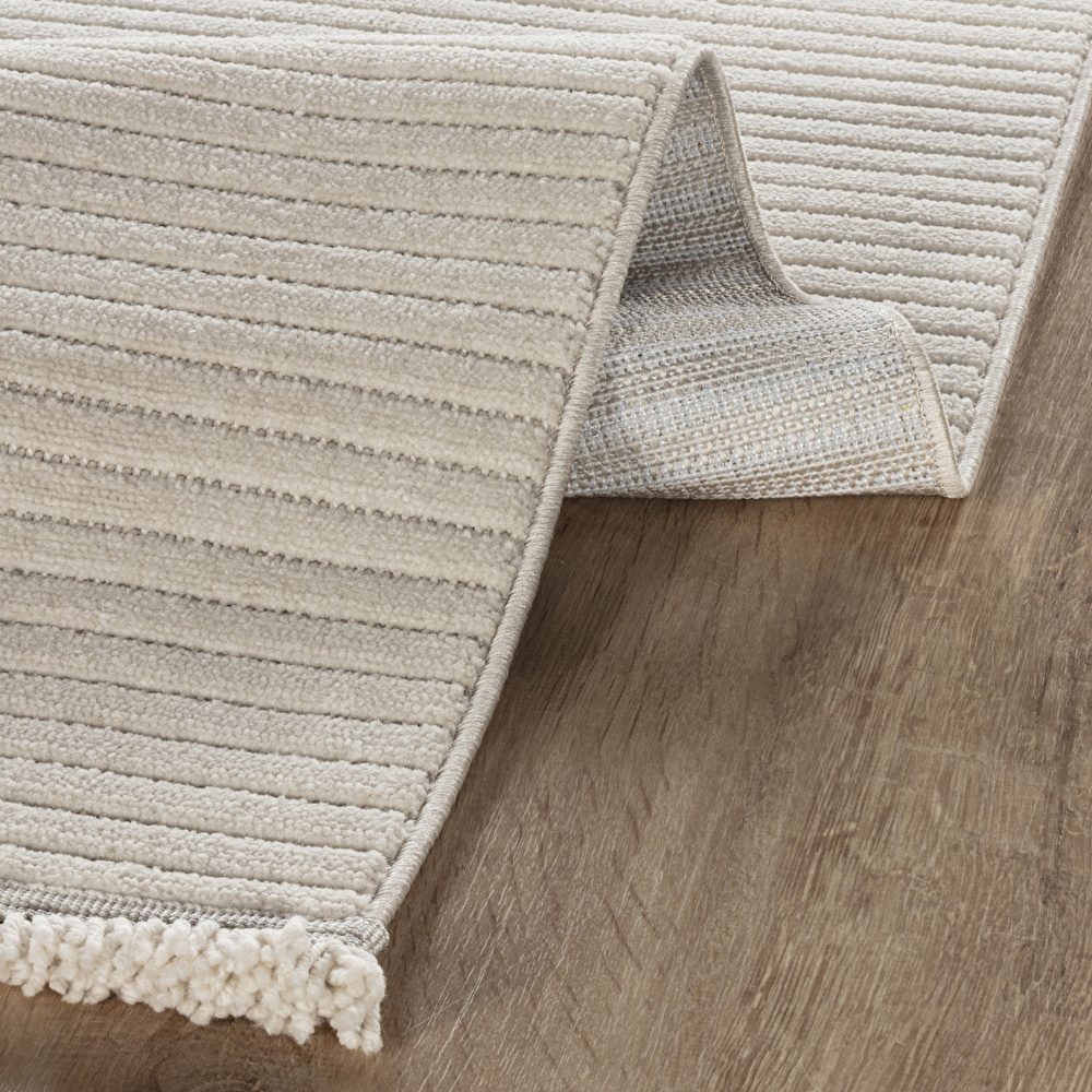 Kaşmir Halı İskandinav Nora Beige 80x300 Cm görseli 6