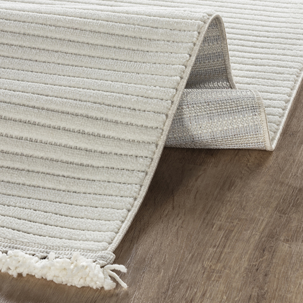 Kaşmir Halı İskandinav Nora Cream 80x300 cm görseli 6