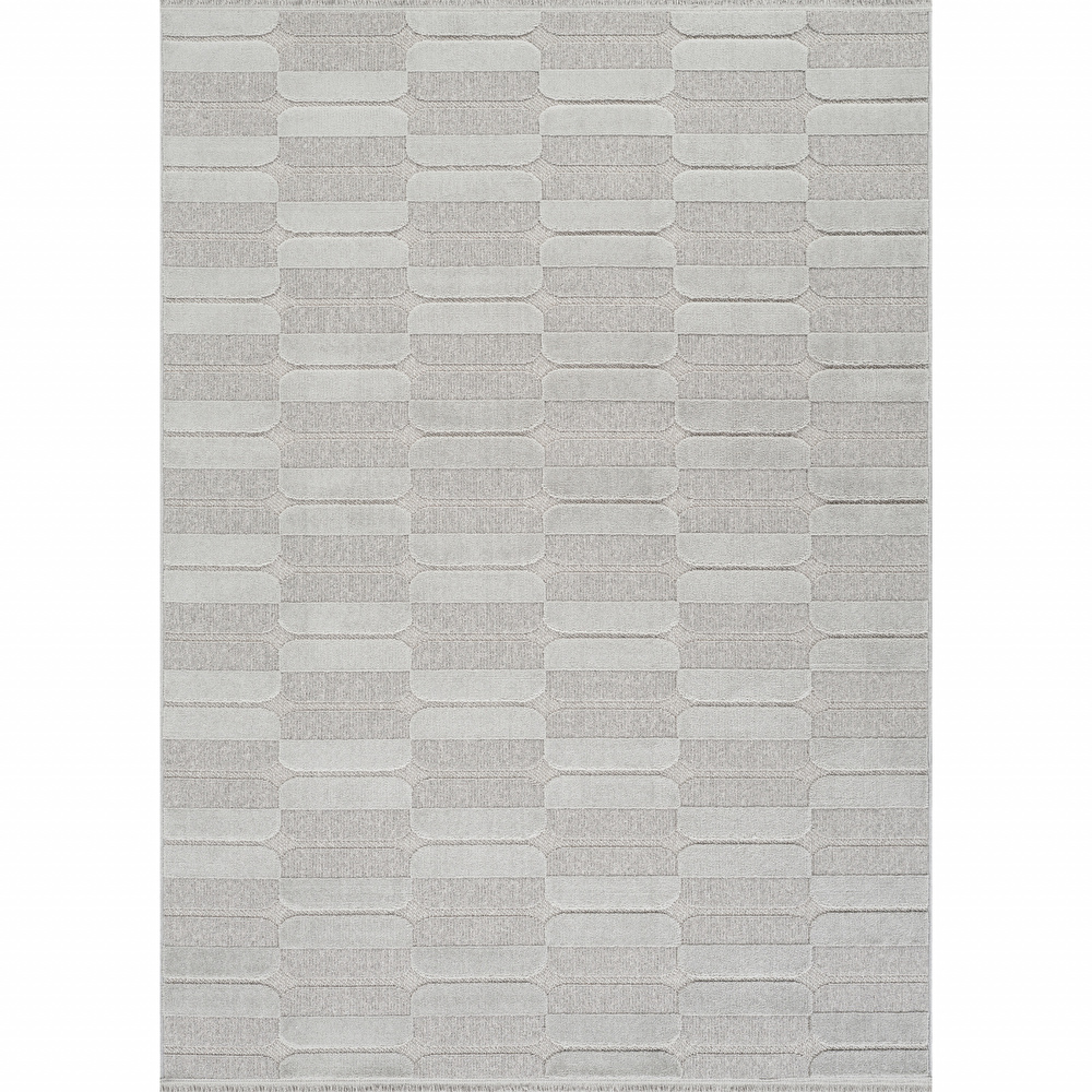 Kaşmir Halı İskandinav Otto Grey 50x80 cm görseli 2