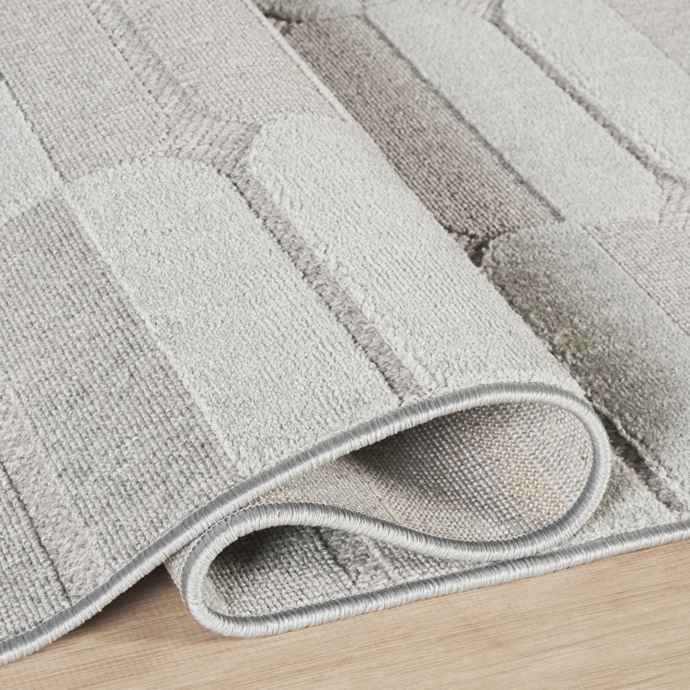 Kaşmir Halı İskandinav Otto Grey 120x180 cm görseli 4