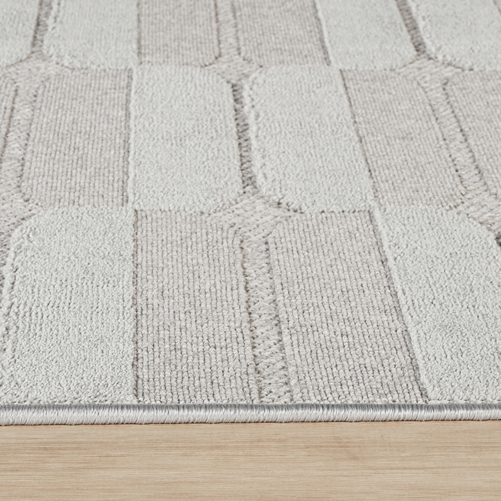 Kaşmir Halı İskandinav Otto Grey 200x290 cm görseli 6
