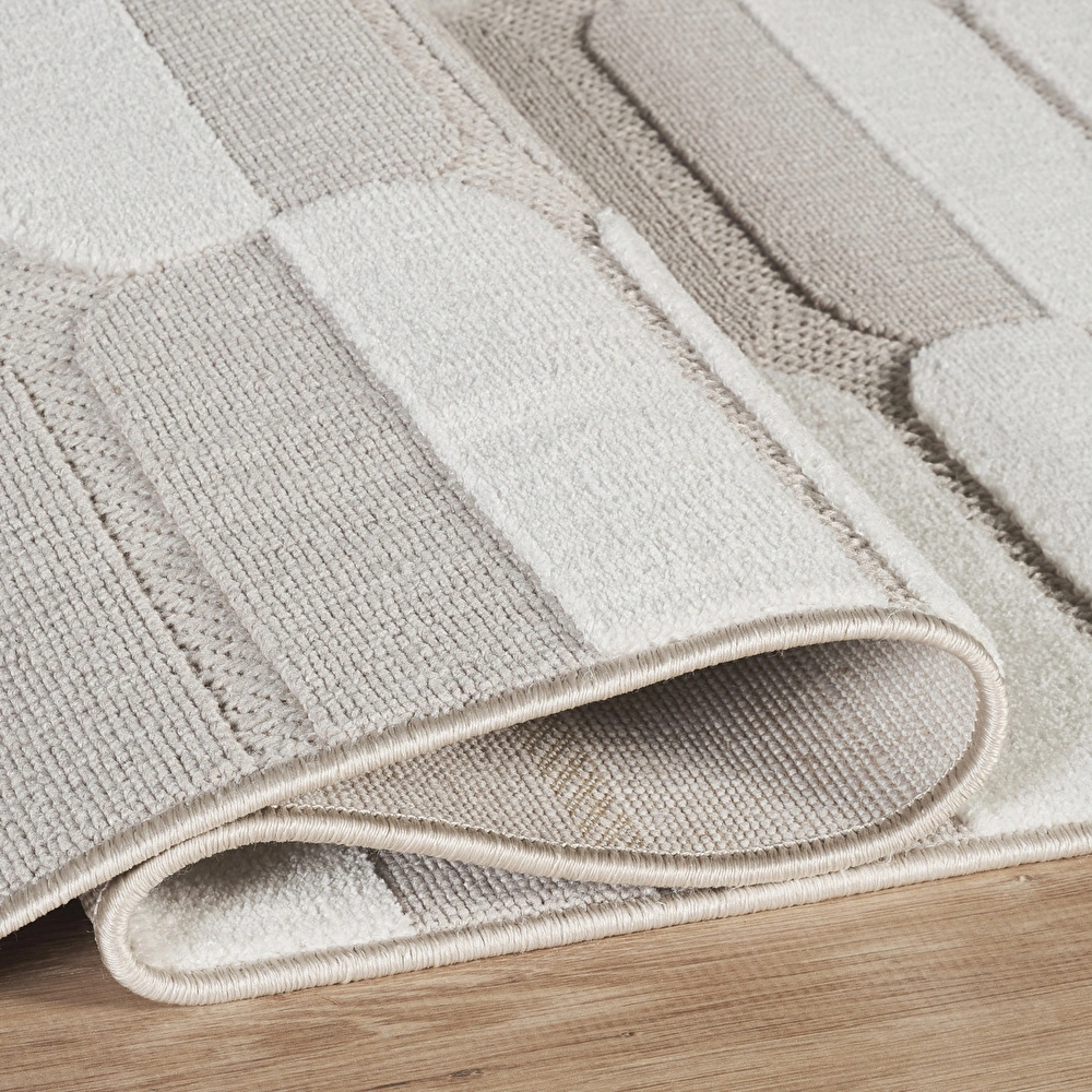Kaşmir Halı İskandinav Otto Beige 120x180 cm görseli 4