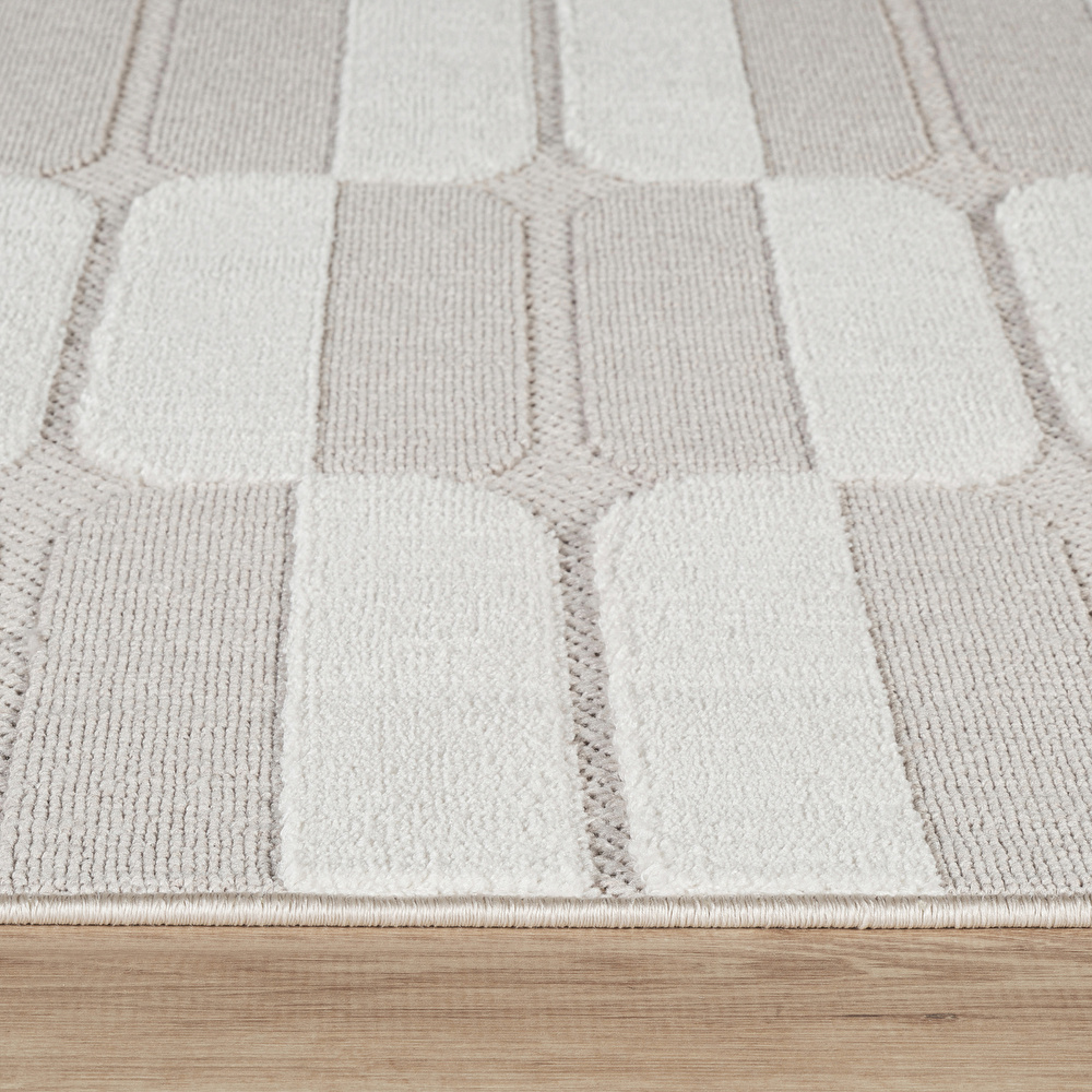 Kaşmir Halı İskandinav Otto Beige 120x180 cm görseli 6