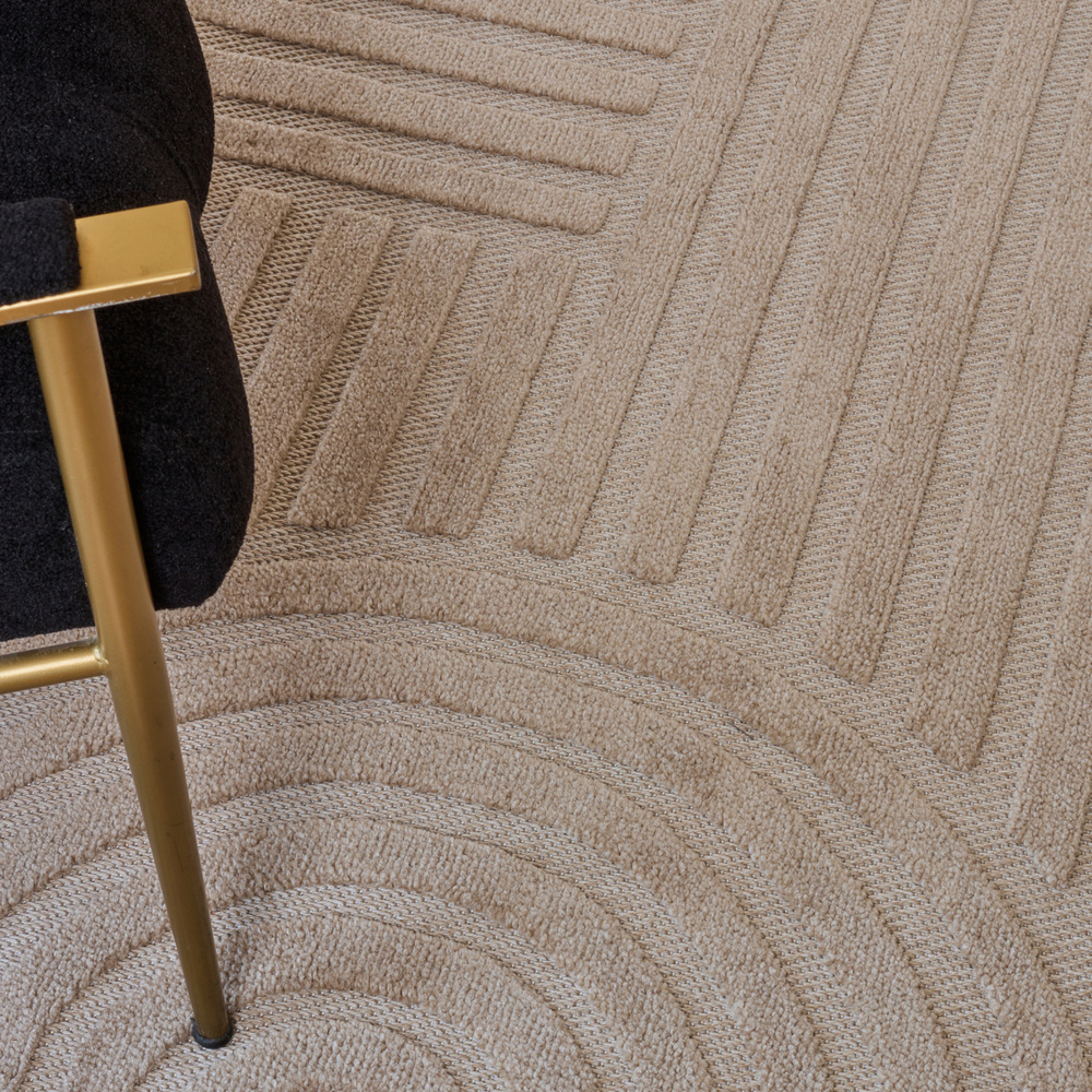 Kaşmir Halı İskandinav Rune Beige 100x200 cm görseli 3