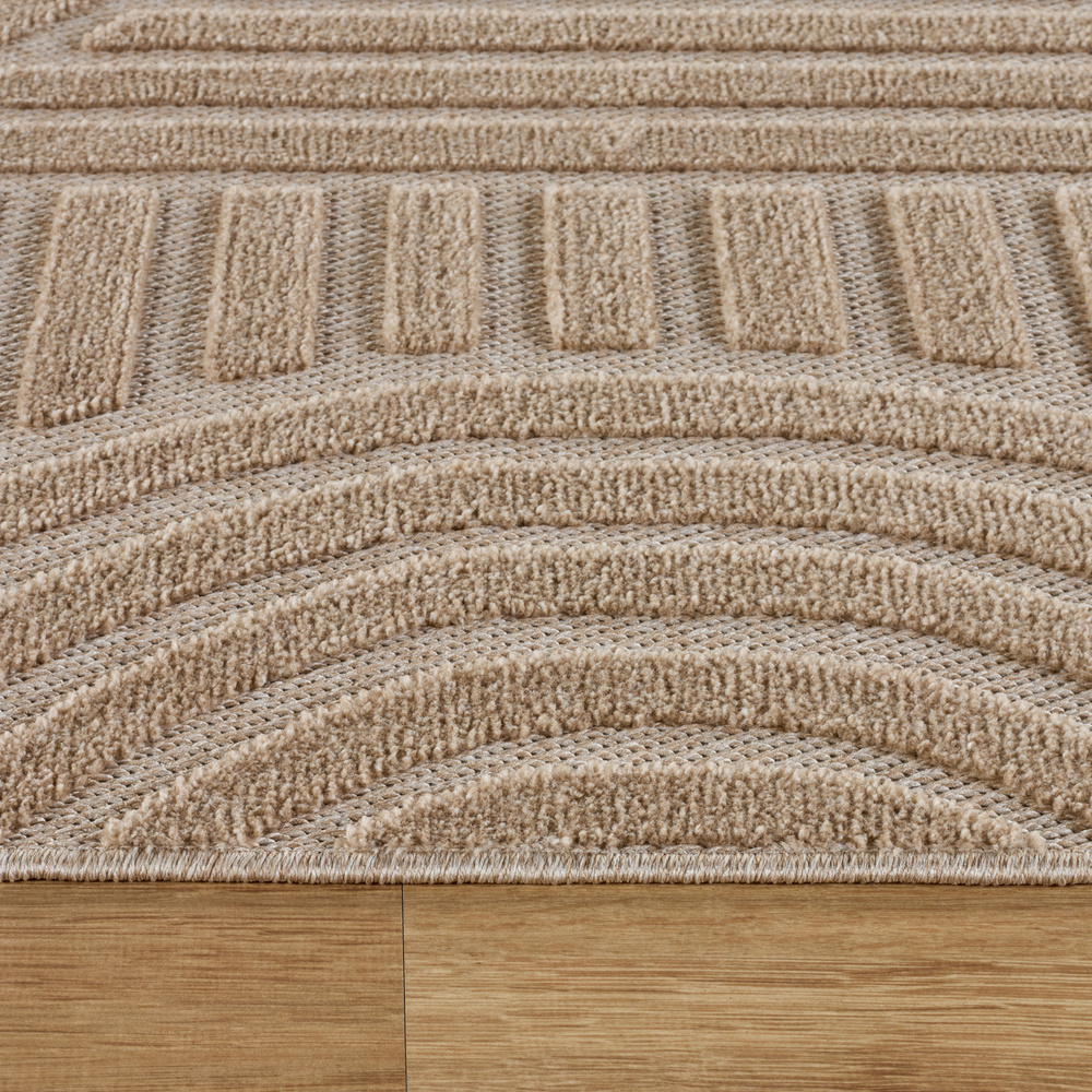 Kaşmir Halı İskandinav Rune Beige 100x200 cm görseli 7