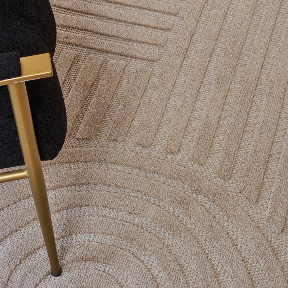 Kaşmir Halı İskandinav Rune Beige 100x300 cm görseli 3
