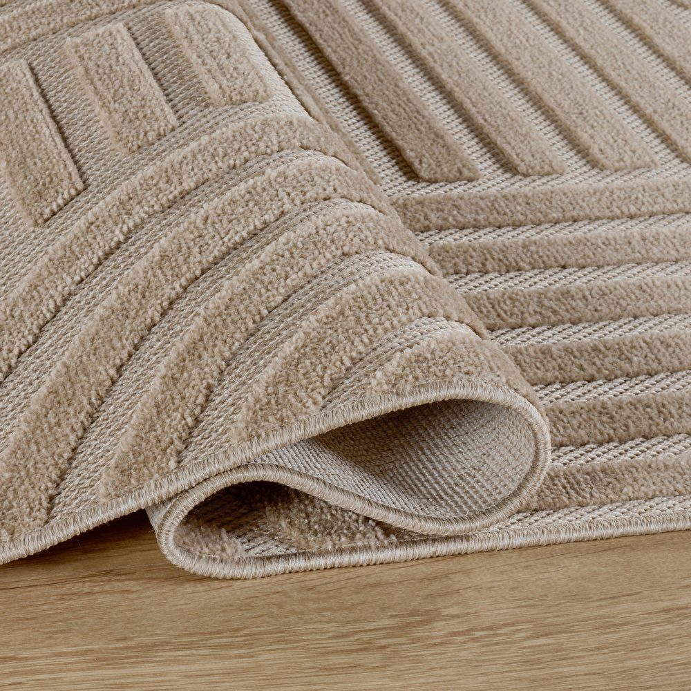 Kaşmir Halı İskandinav Rune Beige 200x290 cm görseli 4