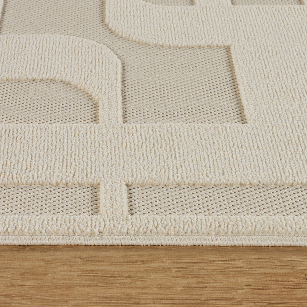 Kaşmir Halı İskandinav Tora White 100x200 cm görseli 6