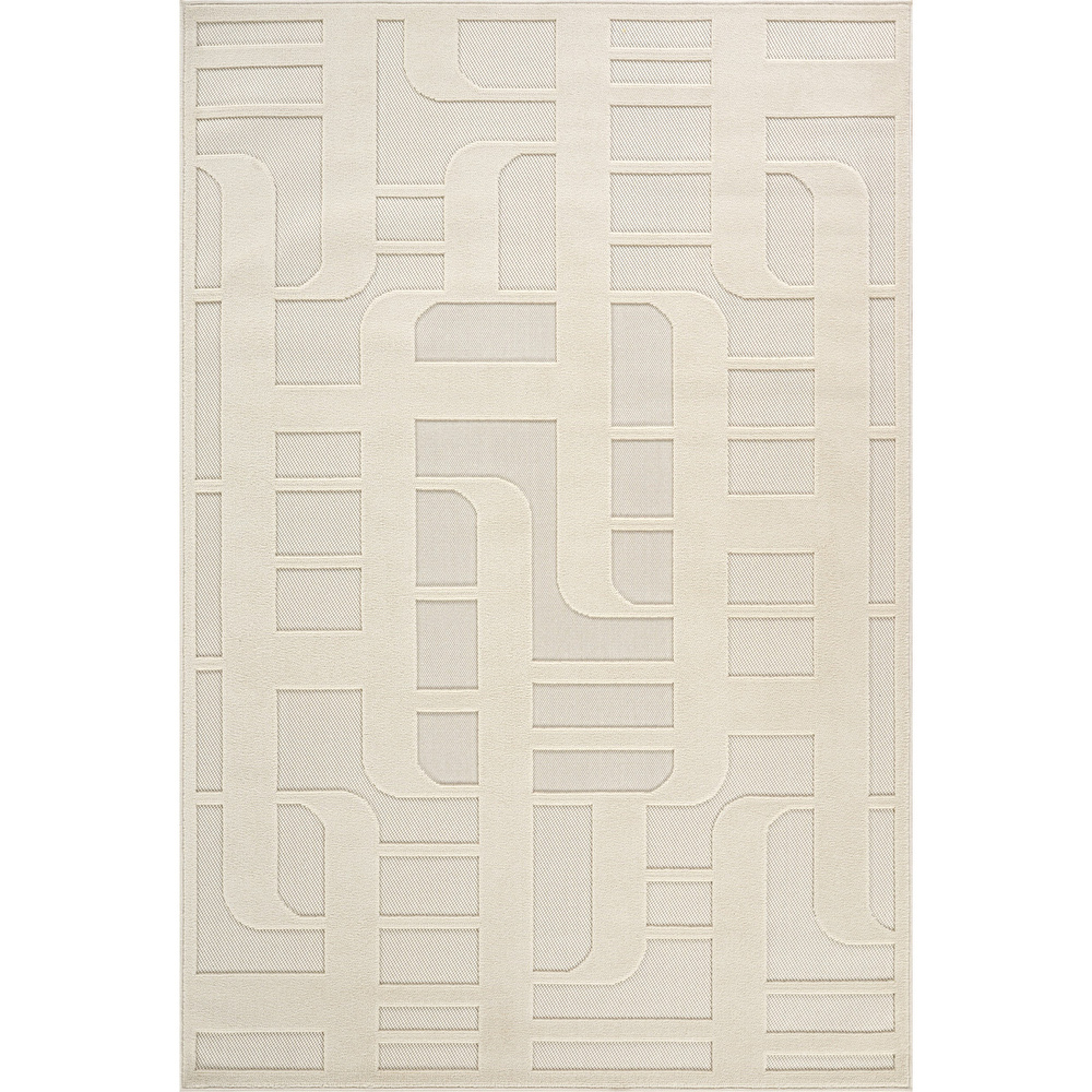 Kaşmir Halı İskandinav Tora White 100x300 cm görseli 2