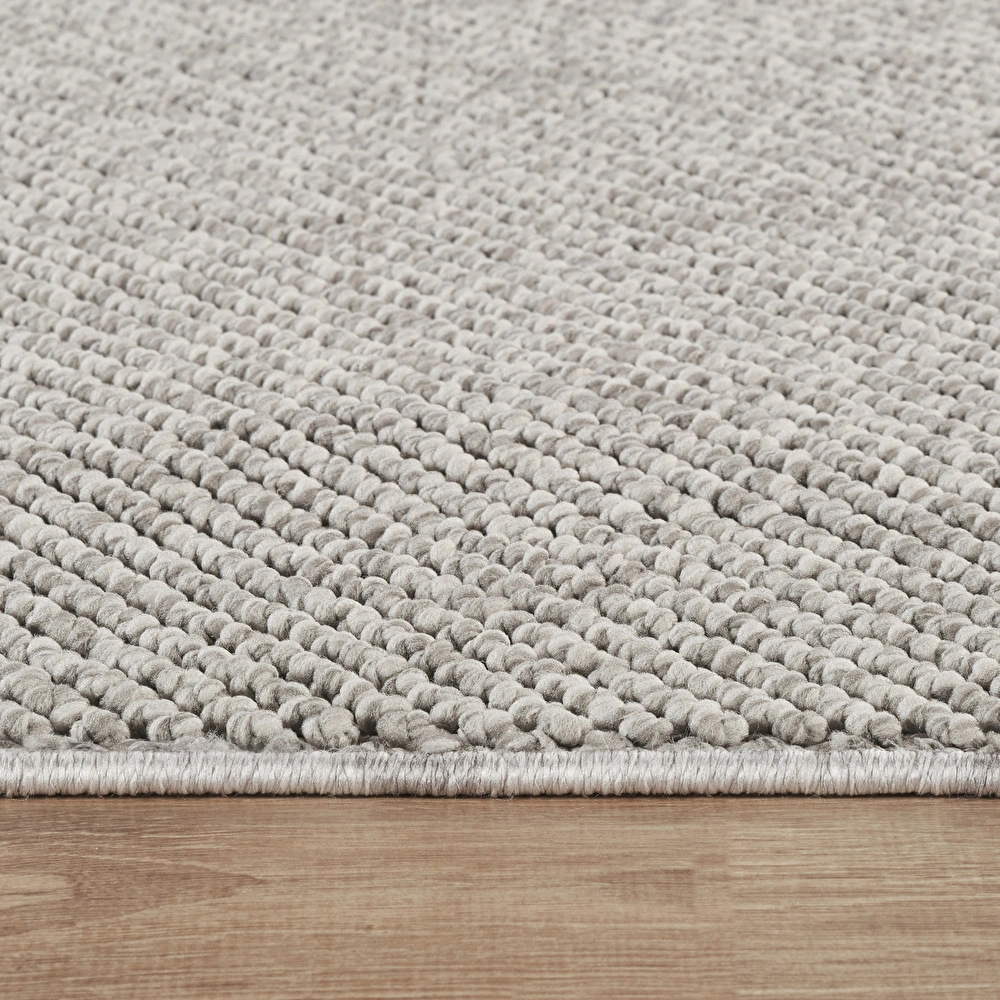 Kaşmir Halı 7/24 İskandinav Premium Lina Gri 120x180 cm görseli 5